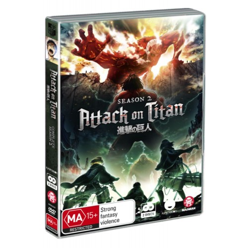 Attack On Titan Season 2 Complete Collection DVD Attack On Titan Season 2 Complete Collection DVD