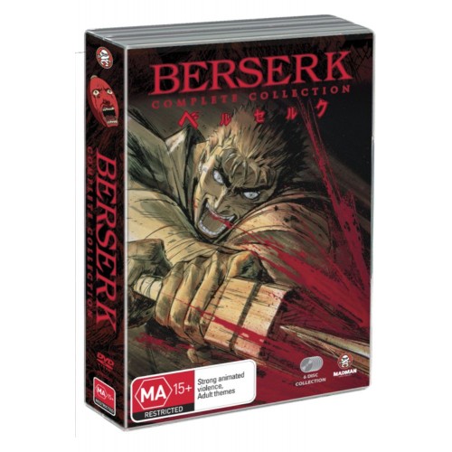 Berserk Complete Collection DVD (BRAND NEW NO PLASTIC WRAP) | Buy Berserk  Anime Online Australia