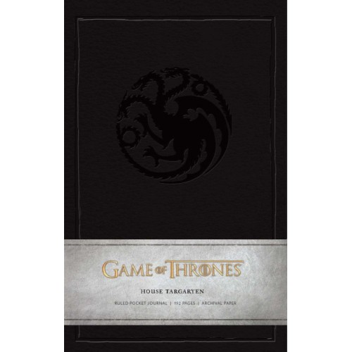 Game of Thrones: House Targaryen Ruled Hardcover Journal (20.96cm x 13.34cm x 2.03cm) Game of Thrones: House Targaryen Ruled Hardcover Journal (20.96cm x 13.34cm x 2.03cm)