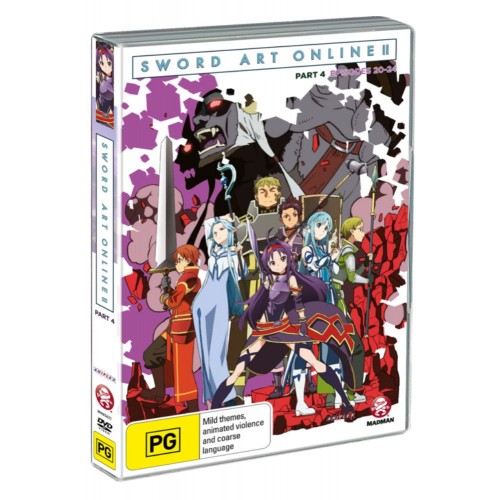 Sword Art Online Season 2 Volume 4 DVD Sword Art Online Season 2 Volume 4 DVD