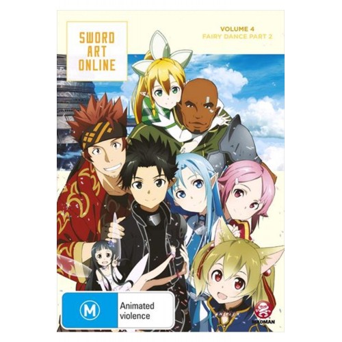 Sword Art Online Season 1 Volume 4 DVD Sword Art Online Season 1 Volume 4 DVD