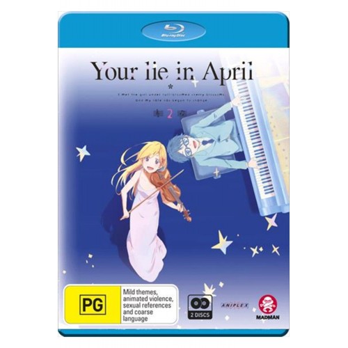 Your Lie In April Part 2 Blu-Ray Your Lie In April Part 2 Blu-Ray